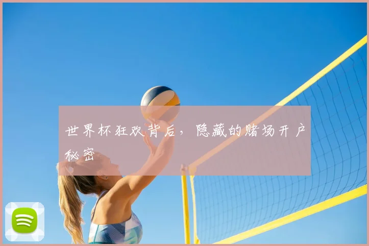 世界杯狂欢背后,隐藏的赌场开户秘密